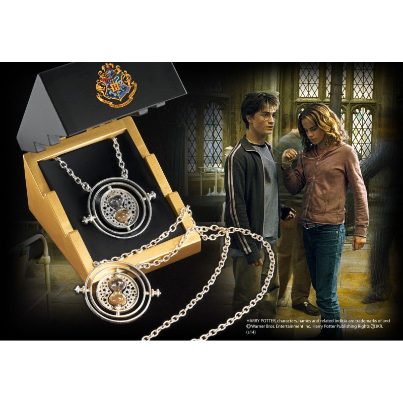 HARRY POTTER - Giratempo di Hermione Noble Collection con Espositore